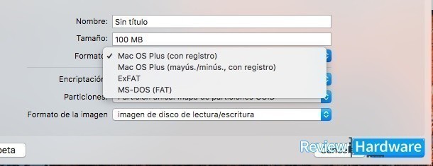 Formato de disco Mac