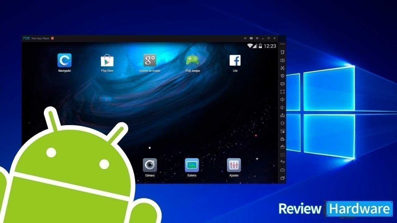 Como instalar android en Windows 10 con nox player