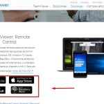 instalación de TeamViewer en dispositivo