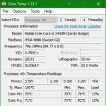 core temp revisar la temperatura de tu pc