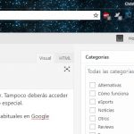 menú de opciones google chrome