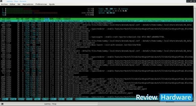 htop administrador de tareas para linux